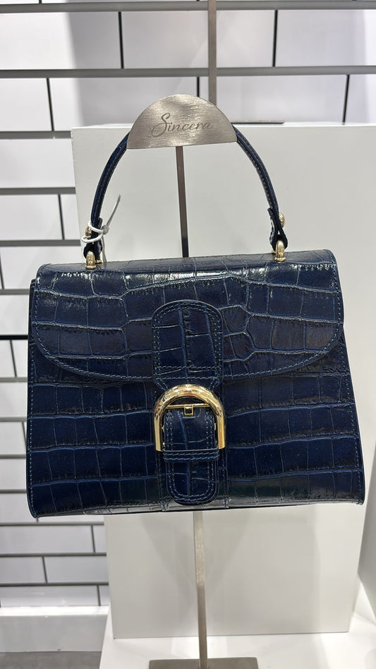 Sac à main vernis effet croco - Mondieux Madame