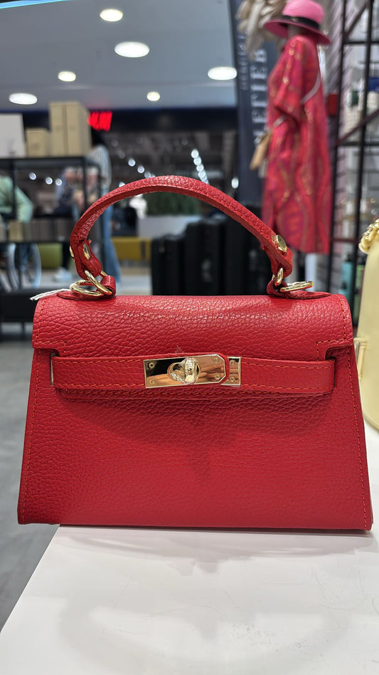 Mini sac à main en cuir
